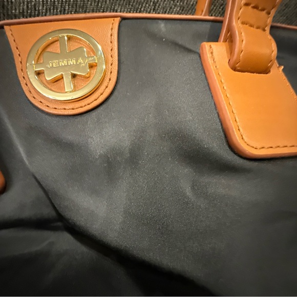 JEMMA Birdie 43 Black Duffle Gym Bag Tote Diaper Baby Bag Makeup Bag - Picture 15 of 16